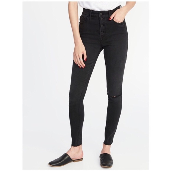 Old Navy Denim - Rockstar Super Skinny High Rise Button Fly jeans